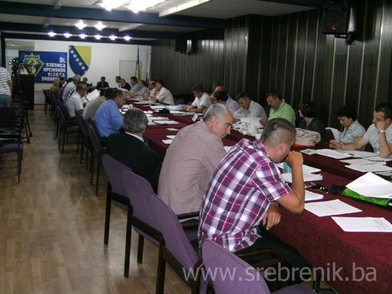 Detalj sa 31. sjednice OV-a Srebrenik