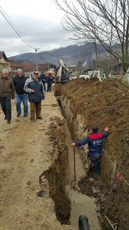 Izrada kanalizacije u Dubokom Potoku