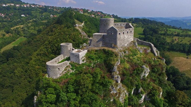 srebrenik stari grad zrak