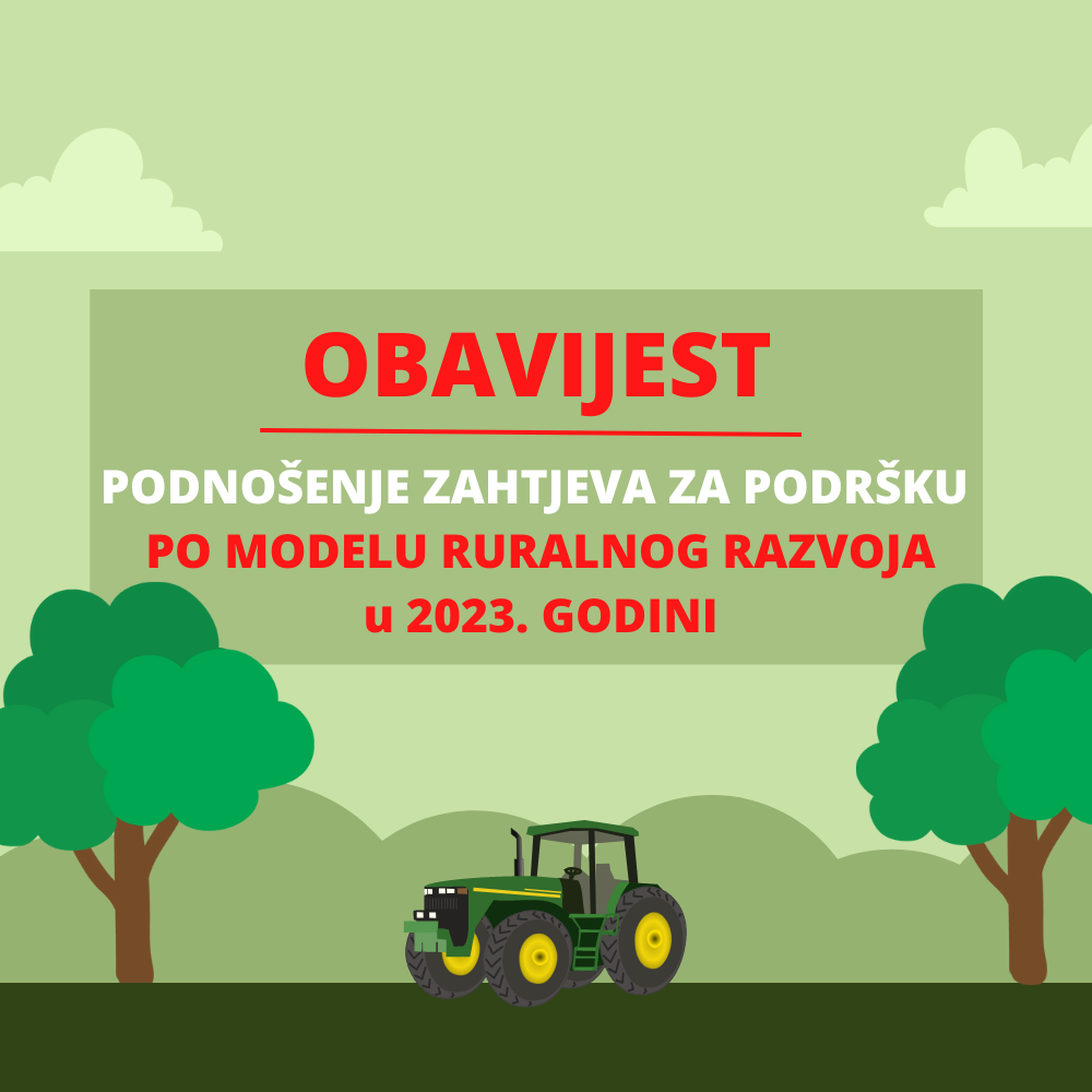 obavijest pravilnik ruralni razvoj 2023
